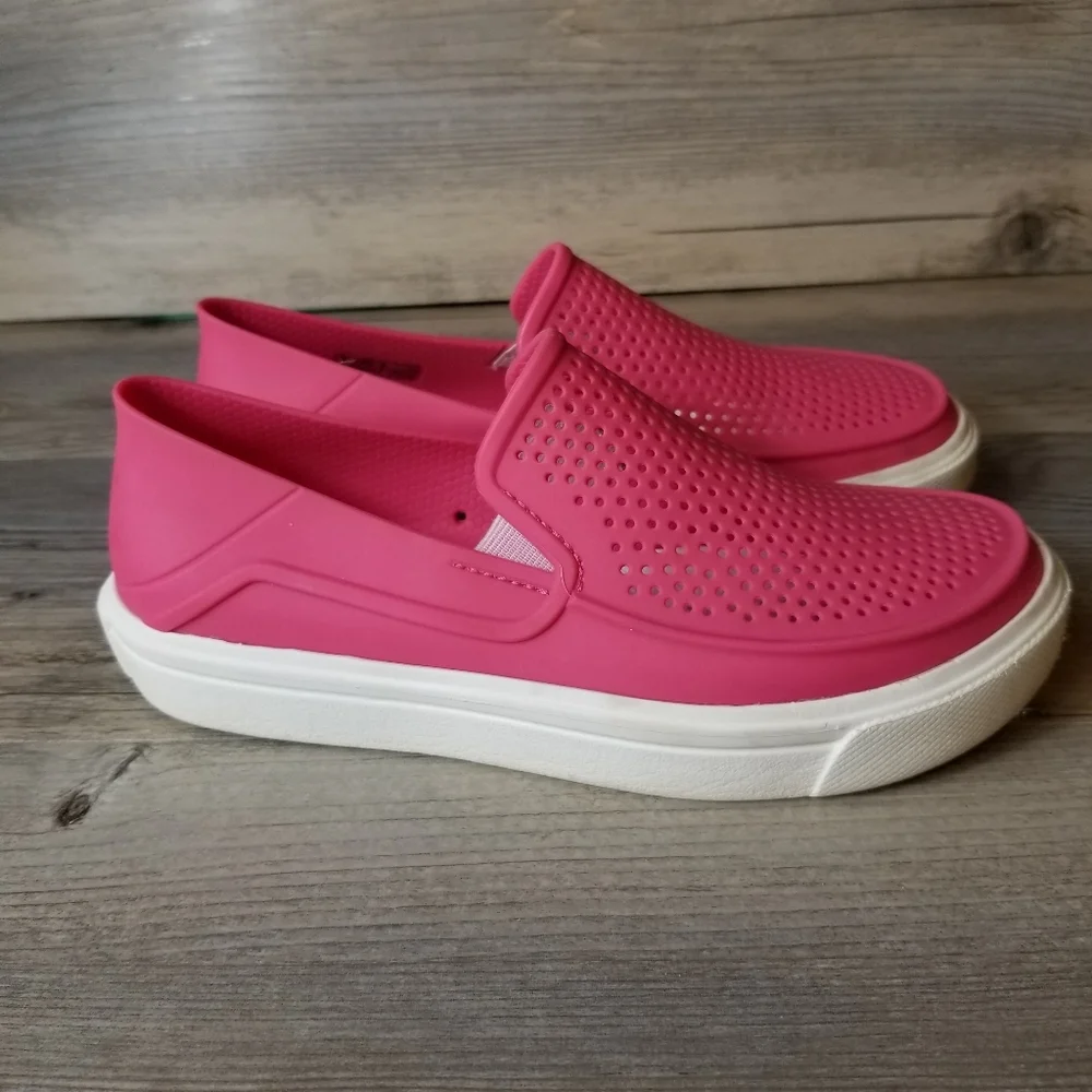 Crocs Citilane Roka Pink Waterproof Slip On Sneaker